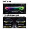 Car Startup Scan Through Hood LED Daytime Running Atmosphere Light, APP Control, Length:1.2m(Symphony)