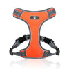 Breathable Dog Harness, Orange, Small - Reflective, Adjustable, Mesh