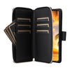 For Samsung Galaxy S22+ 5G Nine-card Slots Zipper Wallet Bag Leather Phone Case(Black)