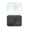 Z5A QI Vertical Magnetic Wireless Charger for Mobile Phones & Apple Watches & AirPods / Samsung Galaxy Buds / Huawei Free Buds, with Touch Ring Light (Black)
