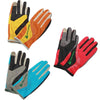 JUNGLE LEOPARD Outdoor Sports Mountaineering Full Finger Gloves Mesh Touch Screen Anti-Skid Gloves, Size: L(Orange+Yellow)