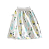 Baby Water-Proof And Leak-Proof Cloth Diapers Children Washable Cotton Cloth Bed-Wetting Skirt Pants, Colour: L(New Yellow Cactus)