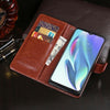 For Samsung Galaxy S25 5G idewei Crazy Horse Texture Leather Phone Case(Red)