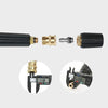 2 Sets High Pressure Spray Head Fast Insertion 1/4 Quick Pure Copper Joint(Internal M14 Female+Outer M14 Flat Femal)