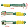 Yellow Green Mini Quick Ratchet Wrench