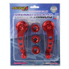 1 Pair Universal Car Wagon Door Window Crank Handle Winder  Manual Door Crank Handle Window Winders(Red)