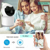 1080p HD Wireless Baby Monitor | 360° View | Night Vision | UK Plug | White