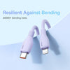 Baseus Pudding Series 20W Type-C to 8 Pin Fast Charging Data Cable, Length:1.2m(Purple)
