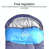 AOTU AT6101 1.8kg Outdoor Camping Stitchable Envelope Warm Sleeping Bag(Navy Blue)