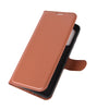 For Alcatel 1SE  2020 Litchi Texture Horizontal Flip Protective Case with Holder & Card Slots & Wallet(Brown)