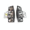 1 Pair Car Front Door Outside Handle 80607-CD41E+80606-CD01E for Nissan 350Z 2003-2009(Silver)