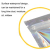 100PCS Laser Self-sealing Packaging Bag Data Line Aluminum Foil Plastic Bag , Size: 7.5x12cm