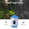 2MP WiFi Solar Bird Box Camera with AI Bird Recognition & Night Vision