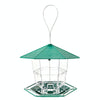 Hanging Wild Bird Feeder, Weatherproof & Collapsible (Green)