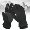 1pair Rocker Fleece Winter Warm Anti-Slip Gloves Outdoor Riding Sports Gloves, Size: L(Red)