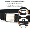 AWMN Metal Nylon Magnetic Buckle Fashion Casual Men Belt, Length: 125cm(Black Cap Dark Gray)