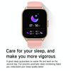 Blood Oxygen / Sleep / Heart Rate Health Monitoring Smart Watch Square Sports Watch(Silver Gray)