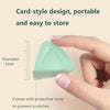 2 PCS/Box Small Triangular Eyebrow Trimmer(Purple + Green)