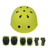 7 In 1 Children Roller Skating Protective Gear Set, Size: S(Green)