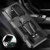 For Samsung Galaxy S21+ 5G Machine Armor Warrior Shockproof PC + TPU Protective Case(Black)