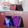 For OnePuls 11 JEEHOOD Magnetic Zipper Horizontal Flip Phone Leather Case(Red)