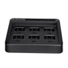 RETEVIS RTC48 Multi-function Interchangeable Slots Six-Way Walkie Talkie Charger for Retevis RT48/RT648