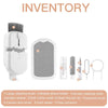 Q10S 10-in-1 Multifunctional Computer Phone Keyboard Cleaning Kit(White Orange without Liquid)