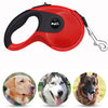 Retractable Dog Lead 3m Red - Non-Slip Handle & Durable ABS