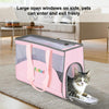 FUNADD Breathable Pet Carrier Bag, Pink - Portable & Comfortable