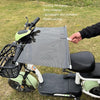 Electric Bike Telescopic Sunshade Rain Shield Motorcycle Rain Cover, Size: 58 x 125cm Silver