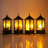 2 PCS Halloween Decoration Props LED Portable Small Wind Lantern(Pumpkin Witch)