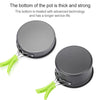 Aotu AT6385 Outdoor Camping Tableware Pots Cookwear Set for 1-2 Person(Green)