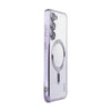 For Samsung Galaxy S25+ 5G ENKAY Hat-Prince Magnetic Glitter Plated TPU Phone Case with Lens Film(Purple)