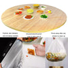10pcs /Pack 1.4m Disposable Elastic Bunching Tablecloth Household Table Thickened PE Non-Washable Waterproof Oilproof Tablecloth(Red)
