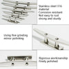 316 Stainless Steel Siamese Mooring Bollard For Marine Boat Yacht, Specification:  5 inch