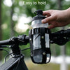 Outdoor Anti Shake Bicycle Water Bottle Holder Cycling Cup Carrier(Brown Net+Black Holder)