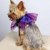 Purple Dog Scarf, Large, Halloween/Christmas, Organza