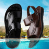 Non-slip Outer Wear Dual-use Sandals Slippers Men Casual Beach Shoes, Size: 41(Coffee Brown)