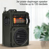 HanRongda HRD-700 Full Band Bluetooth MP3 Play Radio Station Memory Mechanical Tuning Radio(Green)