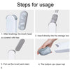Clothes Sofa Dust Remover Household No-wash Double-sided Electrostatic Hair Removal Brush, Color: S Gray