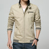 8803 Men Jacket Casual Coat, Size: M(Light khaki)