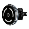 M68 15W Magnetic QI Standard Wireless Charging Car Holder(Dark Grey)