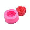 Three-dimensional Rose DIY Silicone Mold Cake Baking Decoration(Pink)