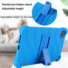 For TCL Tab 8 Gen 2 Shockproof Silicone Tablet Protective Case With Holder(Black)