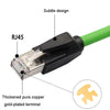 3m CAT6 Double Shielded Gigabit Industrial Cable Vibration-Resistant And Highly Flexible Drag Chain Cable