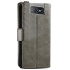 For Asus Zenfone 8 Flip CaseNeo Business Splicing Dual Magnetic Buckle Horizontal Flip PU Leather Case with Holder & Card Slots & Wallet(Grey)