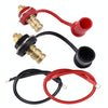 Pair 250A Car Stud Battery Charger Binding Post(Black + Red)