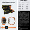 WS12 ULTRA 2 2.2 inch Sport Smart Watch, Support Payment Code / Bluetooth Call / Sleep / Blood Oxygen / Heart Rate / Blood Pressure Health Monitor(Gold)