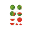 20 PCS Waterproof Painted Fruits Vegetables Plants Children Tattoo Stickers(EC-541)