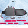 Tanluhu FK389 Outdoor Sports Waist Bag Multi-Purpose Running Water Bottle Bag Riding Carrying Case, Size: 2L(Black)